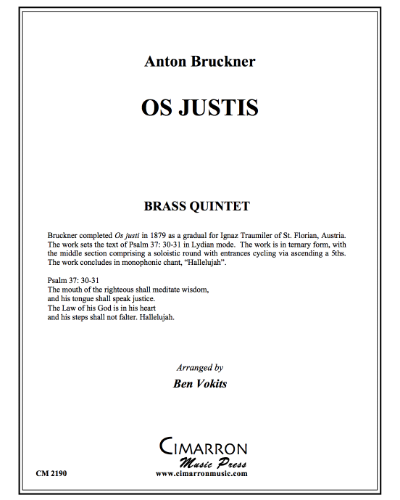 Os Justi, WAB 30 — Anton Bruckner