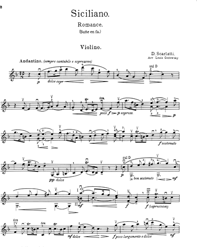 Siciliano — 斯卡拉蒂