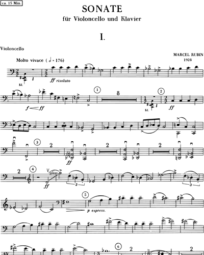 Sonata — Marcel Rubin