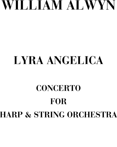 Lyra angelica — William Alwyn