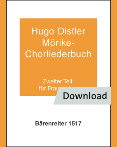 Mörike-Chorliederbuch, Teil 2 op. 19 — Hugo Distler