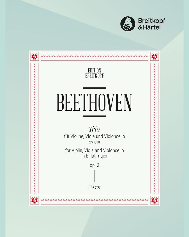 String Trio in E-flat major, op. 3 — 贝多芬