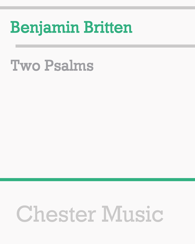 Psalm I & Psalm II — 布里顿
