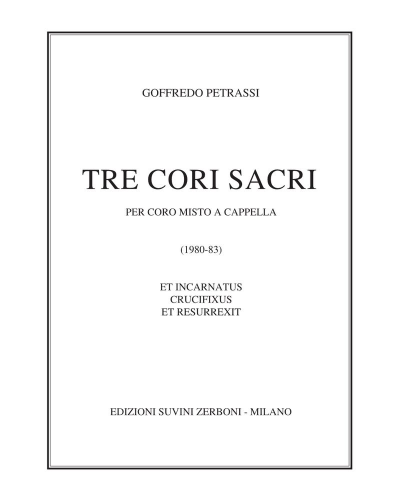 Tre Cori Sacri — 彼得拉西
