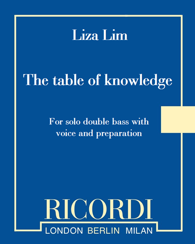 The table of knowledge — Liza Lim