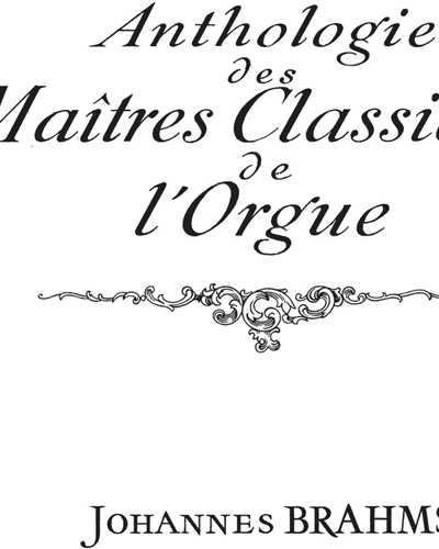 Fugue en La bémol mineur — 勃拉姆斯