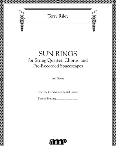 Sun Rings — 特里·赖利