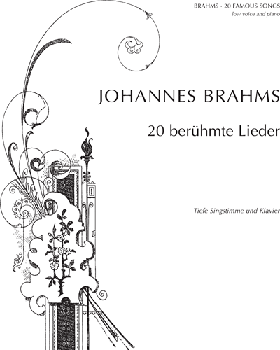 Twenty Famous Songs — Johannes Brahms