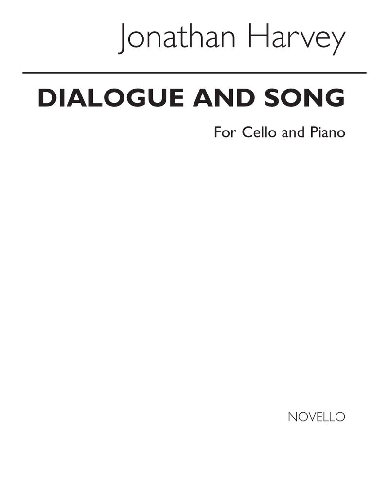 Dialogue and Song — 乔纳森·哈维