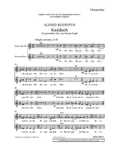 Kaddisch — Alfred Koerppen