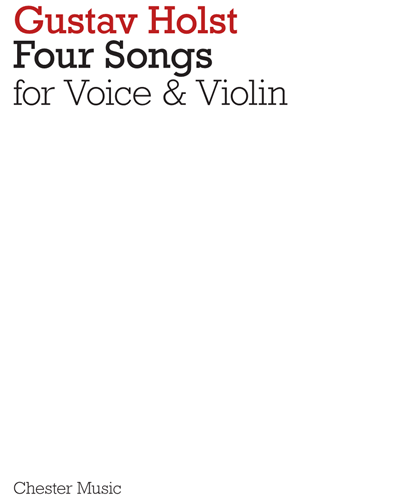 Four Songs, op. 35 — 霍尔斯特