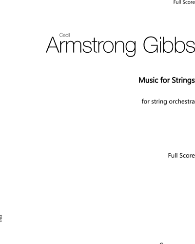 Music for Strings — C Armstrong Gibbs