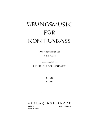 Übungsmusik, Book 2 — Heinrich Schneikart