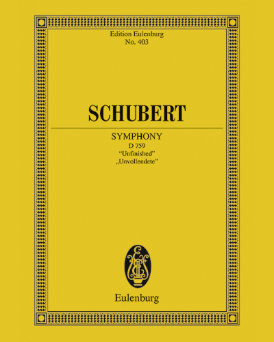 Symphony No. 8 in B minor, 'Unfinished' — 舒伯特