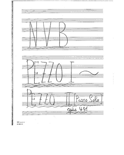 Pezzo I & Pezzo II, op. 491 — Niels Viggo Bentzon