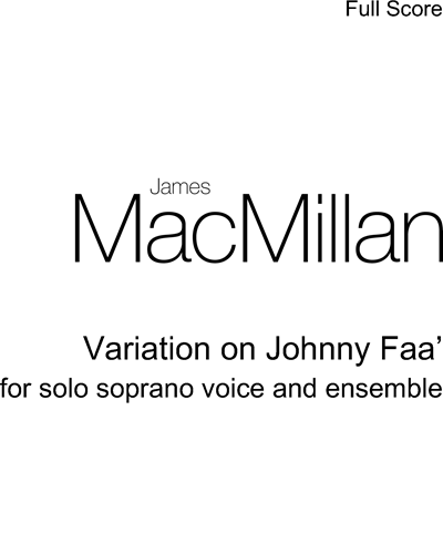 Variation on Johnny Faa — 詹姆斯·麦克米伦