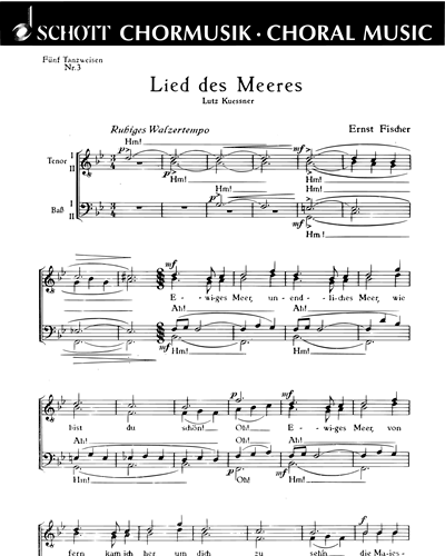 Fünf Tanzweisen — Ernst Fischer