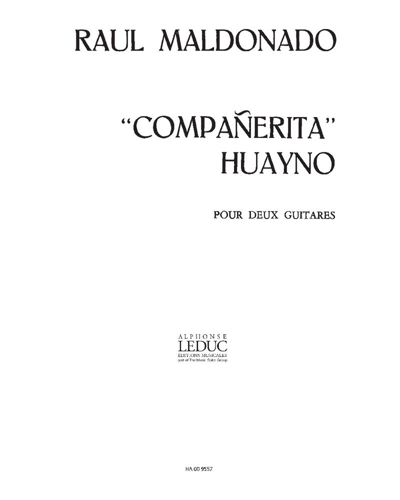 Compañerita Huayno — Raul Maldonado
