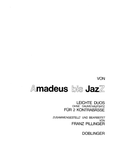 Von Amadeus bis Jazz — Franz Pillinger