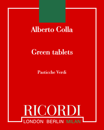 Green Tablets - Altered States — Alberto Colla