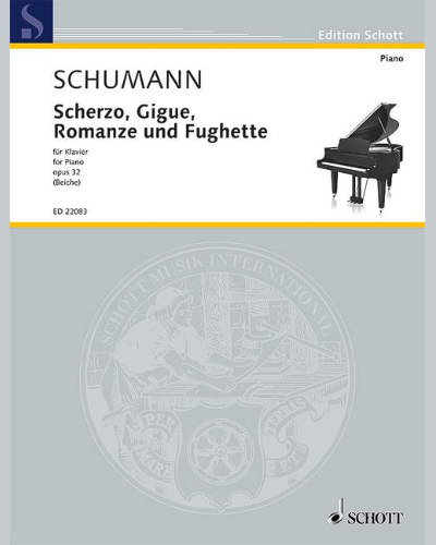 Scherzo, Gigue, Romanze und Fughette — 舒曼