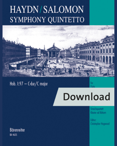 Symphony Quintetto for Flute, String Quartet and Piano ad libitum in C major Hob. I:97 — 海顿