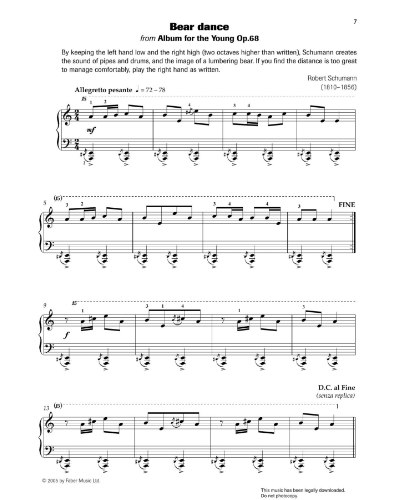 Bear Dance (from 'Album for the Young') — Robert Schumann
