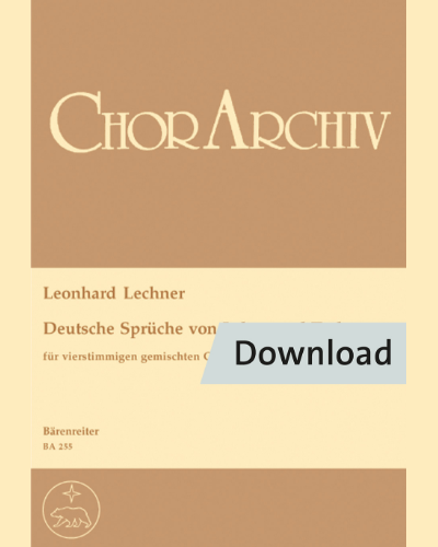 Deutsche Sprüche von Leben und Tod — Leonhard Lechner