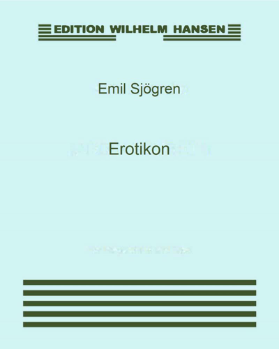 Erotikon, op. 10 — Emil Sjögren