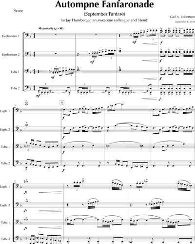 September Fanfare — Gail Robertson