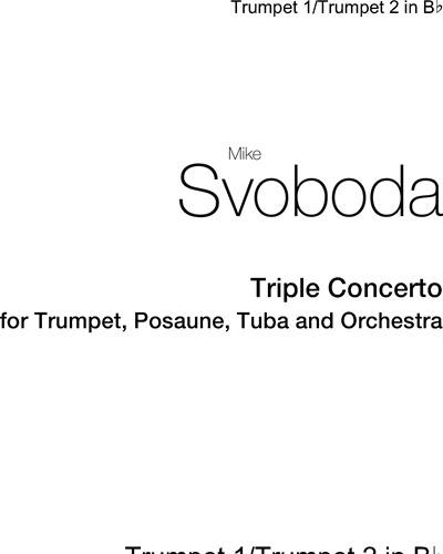 Triple Concerto — Mike Svoboda
