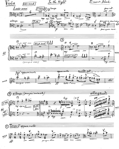 In the Night — 埃内斯特·布洛赫