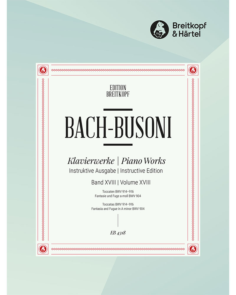 Piano Works, Vol. XVIII — 巴赫