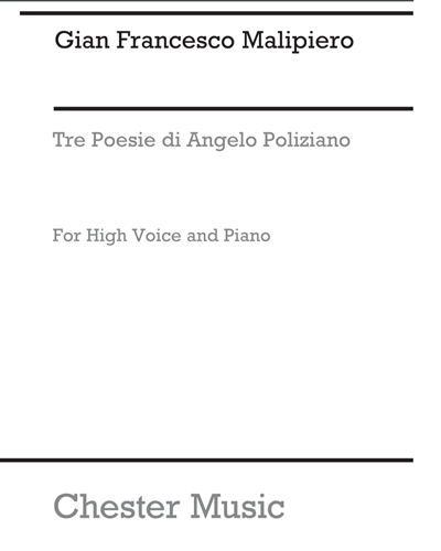 Tre Poesie di Angelo Poliziano — 马利皮耶罗