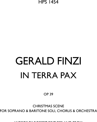 In Terra Pax, op. 39 — 杰拉尔德·芬齐