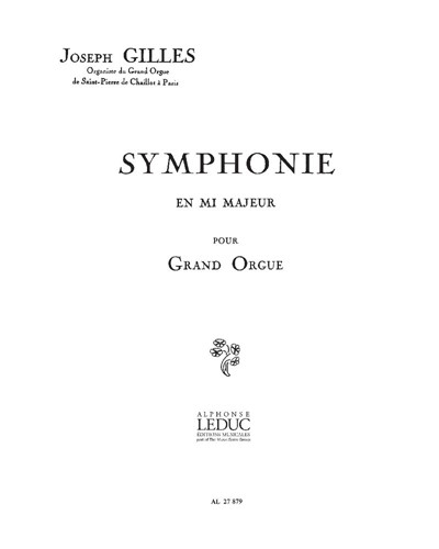 Symphony in E major — Joseph Gilles