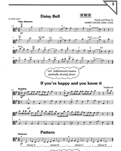 "Daisy Bell" & "If You're Happy And You Know It" — Harry Dacre