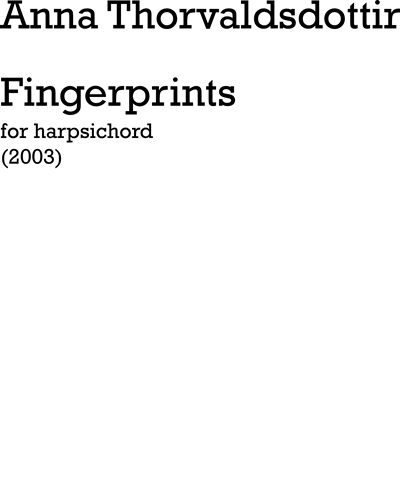 Fingerprints — Anna Thorvaldsdottir