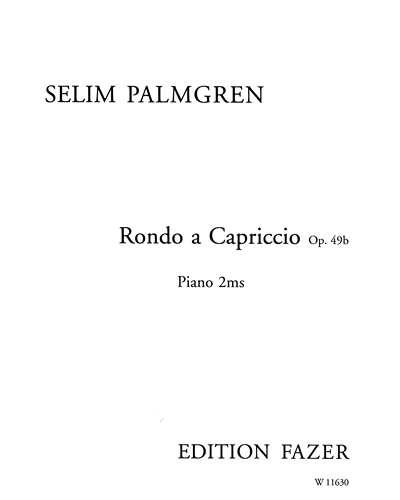 Rondo a Capriccio, op. 49b — 塞利姆·帕尔姆格伦