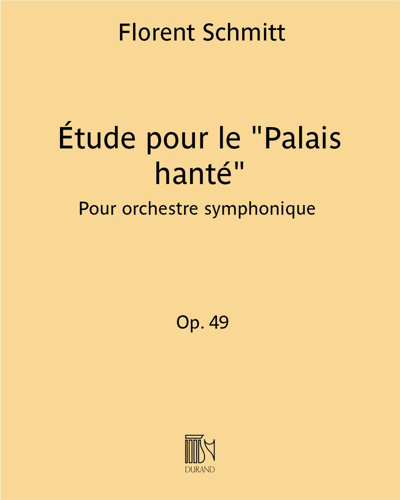 Étude pour le 'Palais hanté' d'Edgar Poe — 弗洛朗·施米特