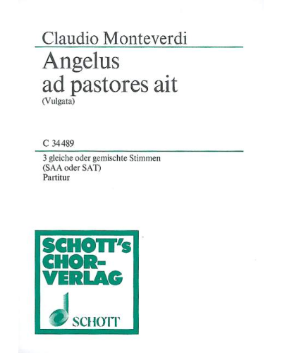 Angelus ad pastores ait — 蒙特威尔第