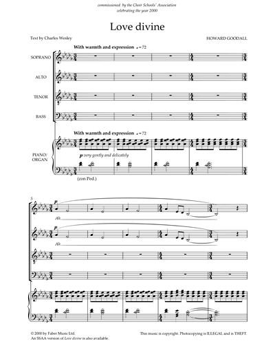 Love Divine — Howard Goodall