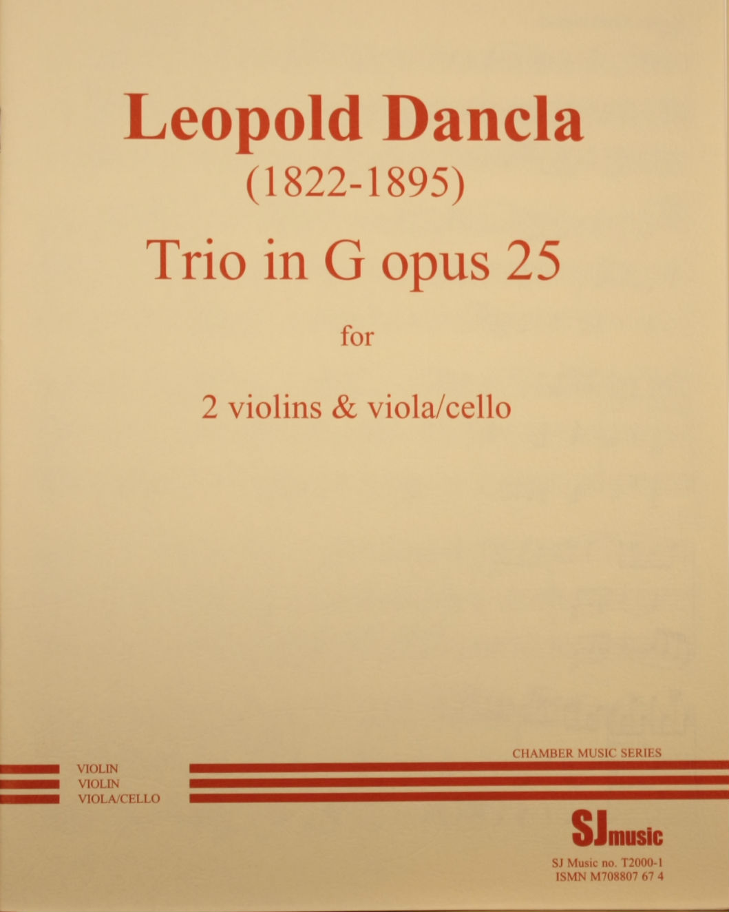 Trio in G major, op. 25 — Leopold Dancla