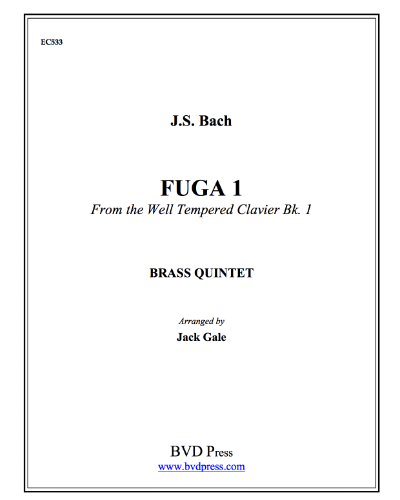Fugue No. 1 in C major (from 'Well-Tempered Clavier, Vol. 1') — Johann Sebastian Bach