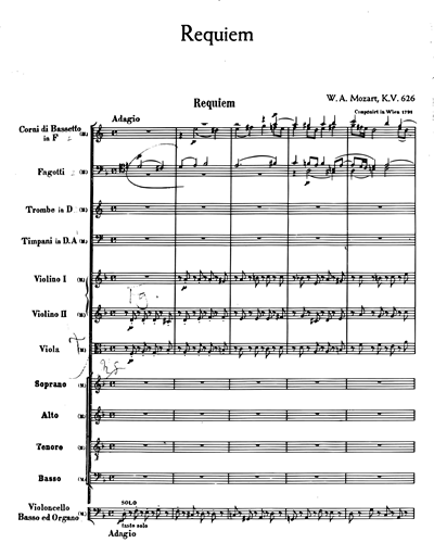 Requiem Mass, K. 626 — 莫扎特