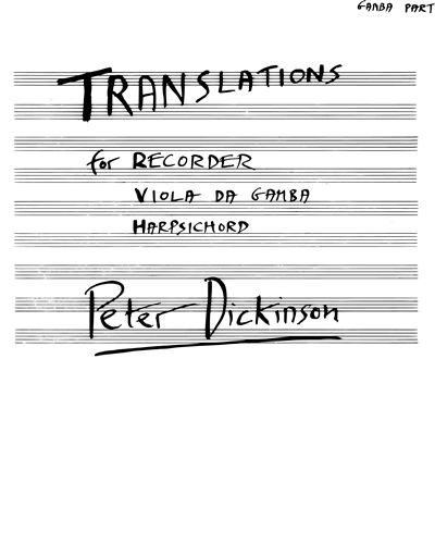 Translations — Peter Dickinson