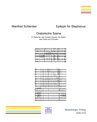 Epitaph for Stephanus — Manfred Schlenker