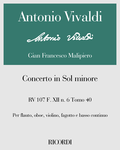Concerto in G minor, RV 107 — 维瓦尔第