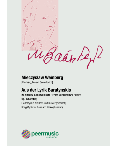 From Baratynsky's Poetry, op. 125 — 魏因贝格