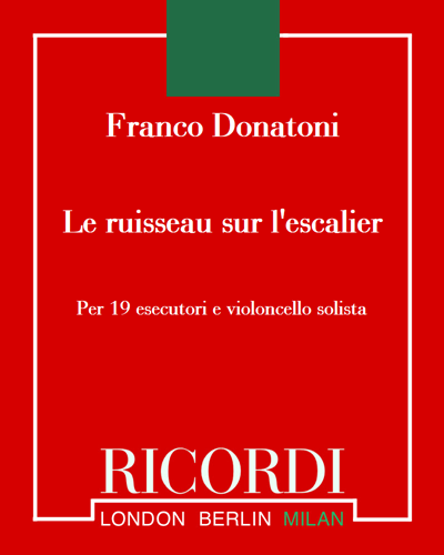 Le ruisseau sur l'escalier — 弗兰科·多纳托尼